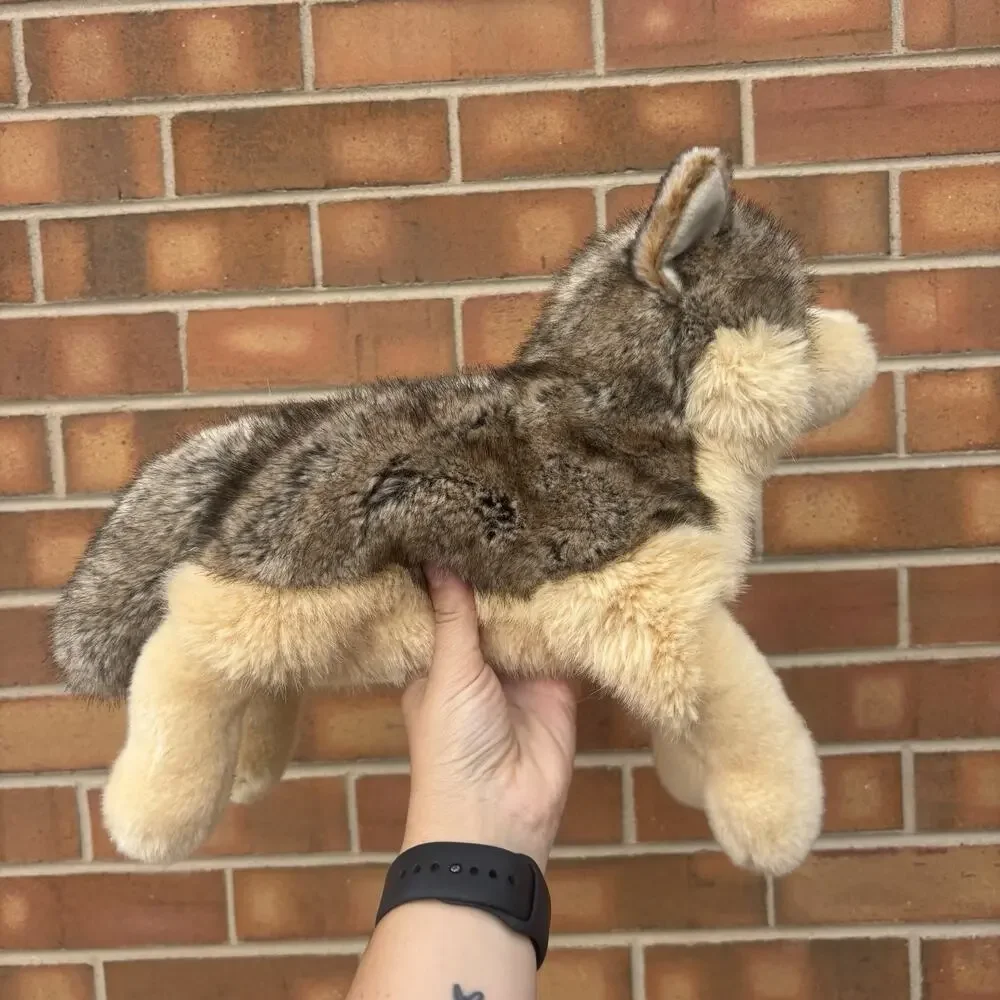 Douglas Cuddle Toy Alder Dlux Wolf Realistic Plush Stuffed Animal #1895 Retired